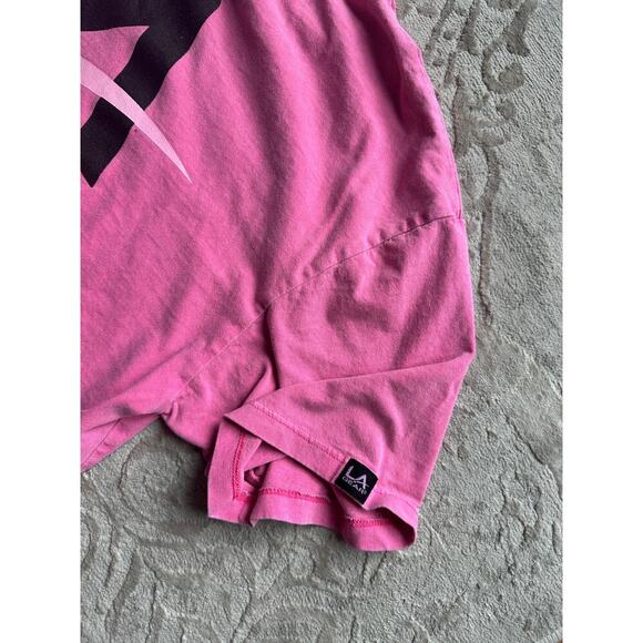 LA Gear Pink Logo T-Shirt Men’s L 100% Cotton Y2K Retro Streetwear Unisex Tee - Picture 7 of 7
